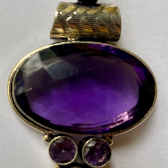 Amethyst Pendant 925 - Picture 2 of 4